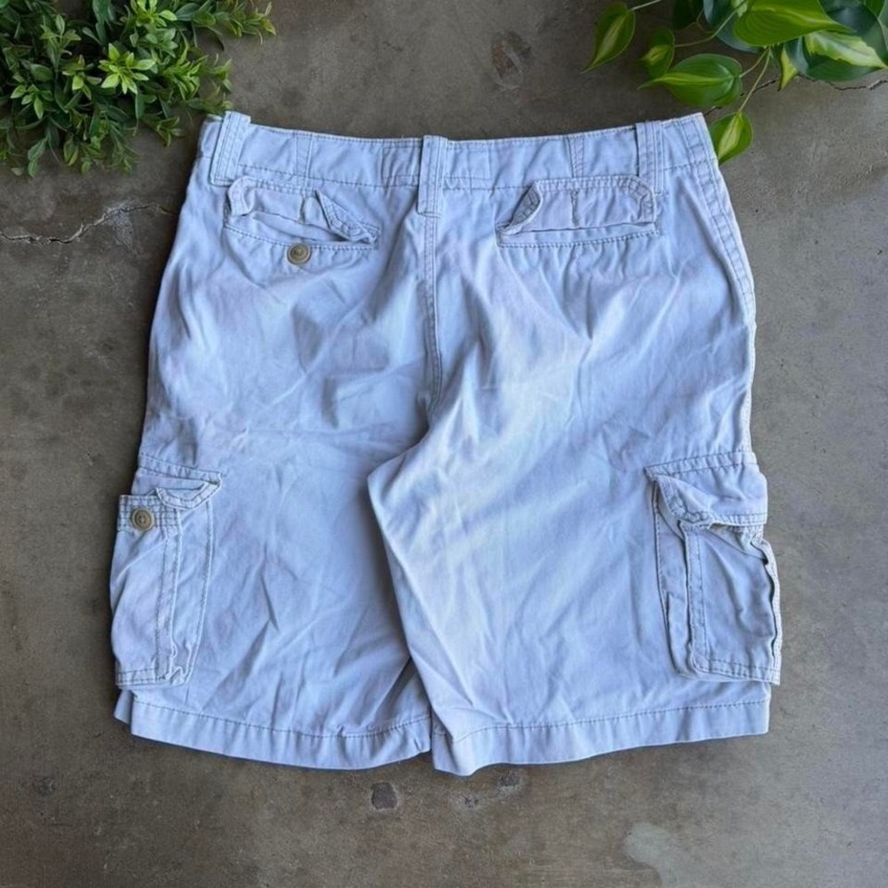 Aeropostale white baggy cargo shorts y2k vintage size 36x11